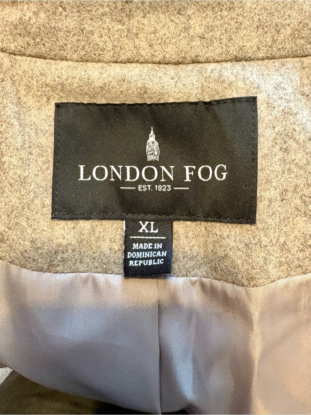 London Fog Taupe Trench Coat